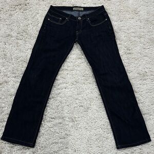 CAMBRIDGE Y2K Women’s Dark Wash Stretch Denim Jeans Super Flattering! Sz 29